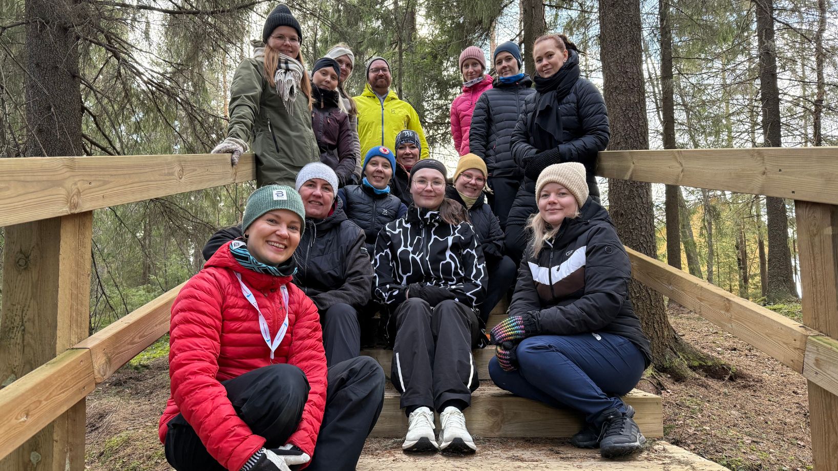 Liikuntapalveluiden ammattilaisia kouluttautumassa Tyrnävän Makrkkuussa